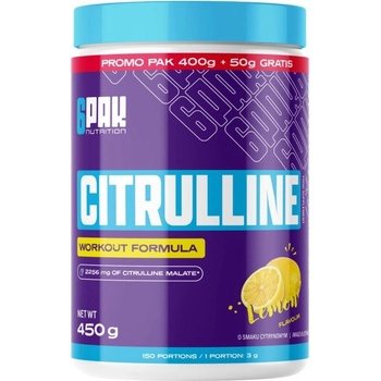 6PAK Nutrition Citrulline Powder [450 грама] Лимон