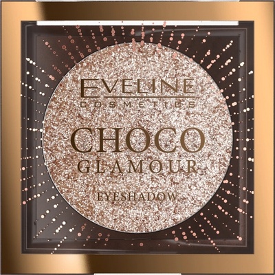 Eveline Cosmetics, Choco Glamour trblietavý očný tieň 3 g