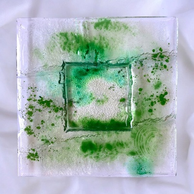 Juraj Sloboda Misa zelená 40 x 40 cm