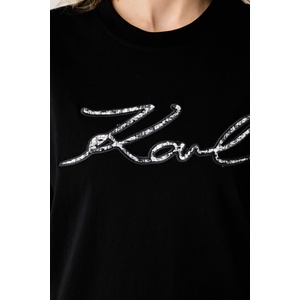 Karl Lagerfeld тениска дамска от памук (B3W17089)