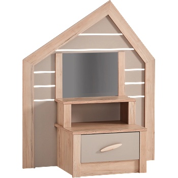 Carmen Нощно шкафче с огледало my house (3575067)