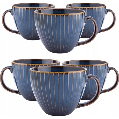Design Šálek Altom Reactive Stripes porcelán 6 x 450 ml