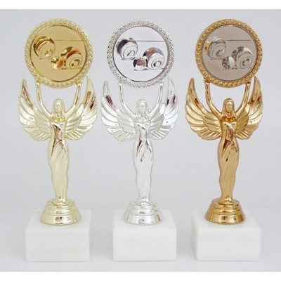 VIZINGR Pétanque trofeje F32-830-129 stříbro