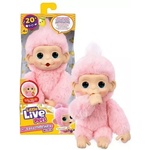 TM Toys Little Live Pets: Мини Маки маймунче интерактивно плюшено - Луна Лимон (LLP26764)