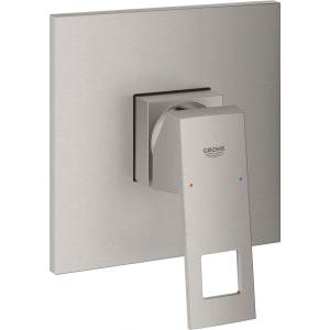 GROHE Eurocube - Душ-смесител за вграждане, Supersteel 24061DC0 (24061DC0)