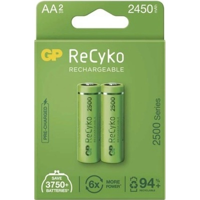 GP ReCyko AA 2450mAh 2ks 1032222250