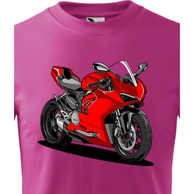 Dětské tričko Ducati Panigale V2 PurpurováCanvas Dětské tričko Bezvatriko.cz 1873