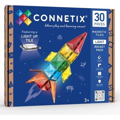 Connetix Light Rocket Pack 30 ks
