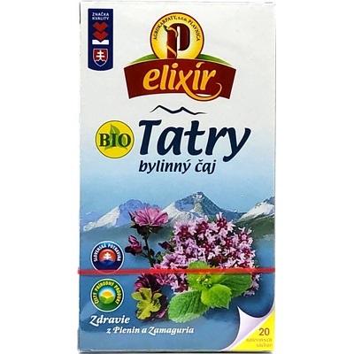 Agrokarpaty čaj Elixír Bio Tatry 20 x 1,5 g