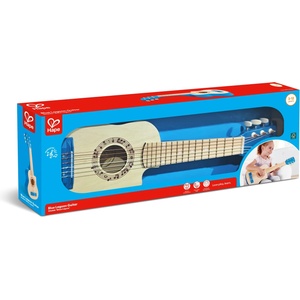 Hape Дървен музикален инструмент Hape - Китара, Синя лагуна (H0601)