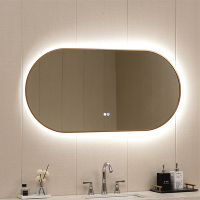 Inter Ceramic LED Огледало за стена Inter Ceramic - ICL 1833, 60 x 120 cm, златисто (ICL 1833)