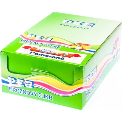 PEZ hroznový cukr pomerančový 27 x 39 g