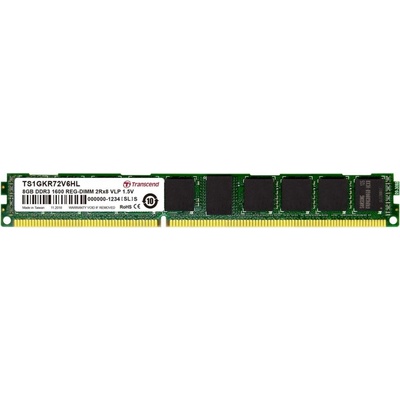 Transcend DDR3L 8GB 1600MHz CL11 Reg TS1GKR72W6H