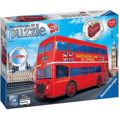 Ravensburger 3D puzzle Londýnský autobus Doubledecker 216 ks