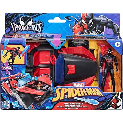 Marvel Auto s figurkou SpiderMan Venom Versus Miles Morales