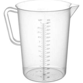 Hendi 567401 Odmerka z polyetylénu so stupnicou 3 l