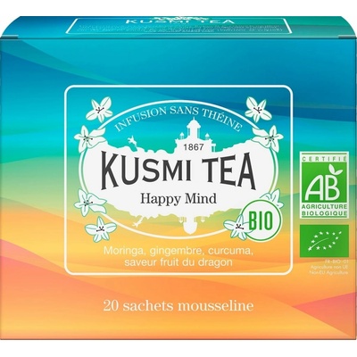 Kusmi Tea Porcovaný bylinný čaj Happy Mind Bio 20 sáčků