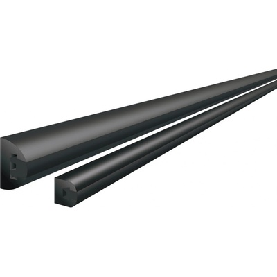 Ochrana stěn a rohů, pryžový nárazník Dual Colour – černá, 30×30×1000 mm