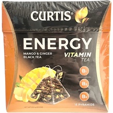 Curtis černý čaj ENERGIE pyramidy 15 ks