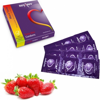 MoreAmore Tasty Skin Jahoda 1 ks