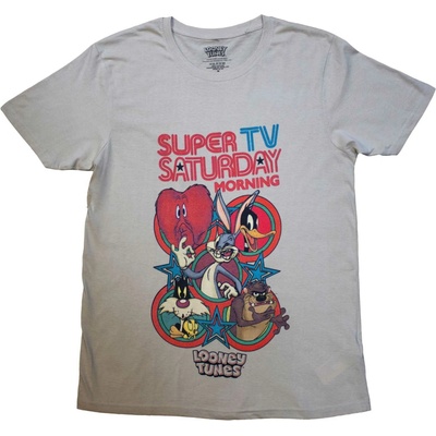 Looney tunes tričko Super Saturday TV Natural