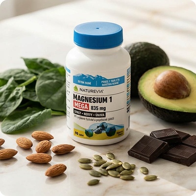 NatureVia Magnes.1 Mega 835mg 90 tablet