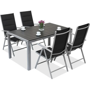 Garden Point Алуминиев комплект градински мебели от polywood Verona за 4 души Garden Point (GAP1221-4)