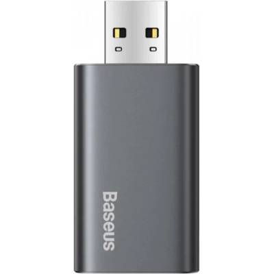 Travel Memory Stick 32GB (ACUP-B0A) - USB флаш памет с 32GB капацитет и допълнителен USB-A порт за зареждане на мобилни устройства (тъмносив) (ACUP-B0A)