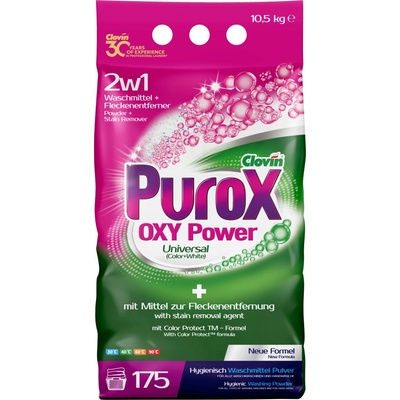 Purox OXY Power 2v1 Universalprací prášok 10,5 kg 175 PD