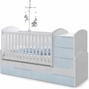 Дейзи Нов Бебешка кошара Съни бял+син