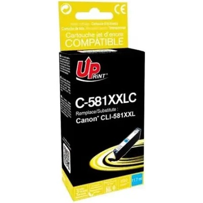Compatible Мастилница UPRINT CLI-581 XXL, CANON PIXMA TS9150/TS6151/TS8152/TS6150, Cyan (LF-INK-CAN-CLI581C-XXL-U)