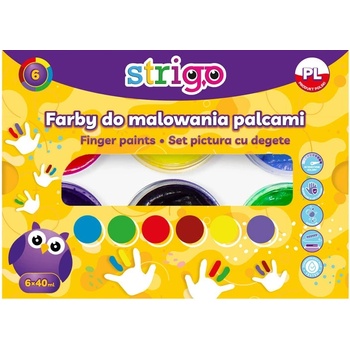 Eberhard Faber Prstové farby 6 x 40 ml