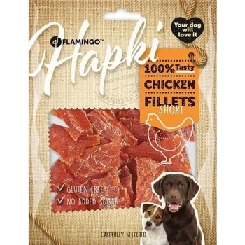 Flamingo Hapky Pochúťky pre psa 93% mäsa Krátke filé 170 g
