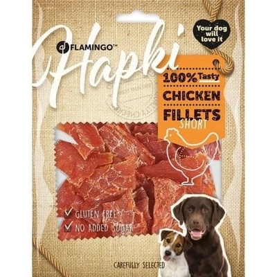 Flamingo Hapky Pochúťky pre psa 93% mäsa Krátke filé 170 g