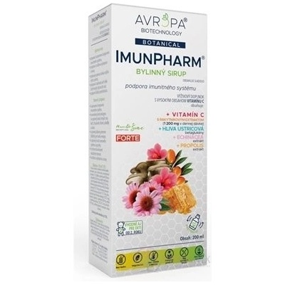 Avropa ImunPharm bylinný sirup 200 ml