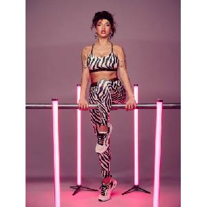 PUMA Спортен сутиен move animal remix bra