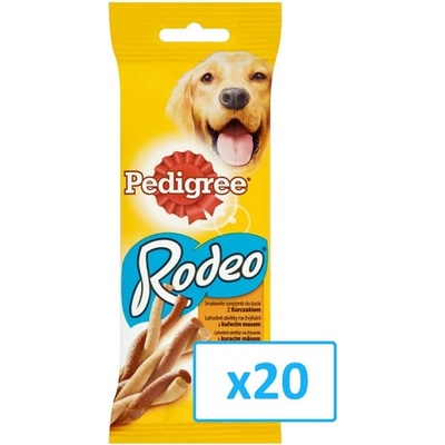 Pedigree Rodeo s hovädzím mäsom 20 x 70 g