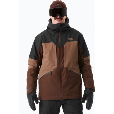 Picture Мъжко ски яке Picture Bangup black / chicory coffe / cocoa
