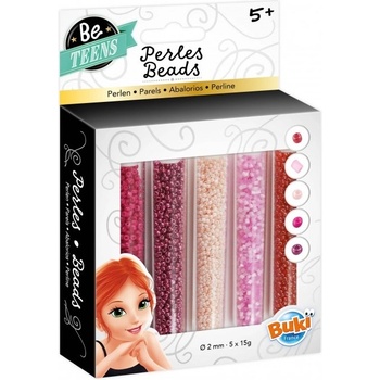 Image 1 of Buki France Творчески комплект Buki Be Teens - Тубички с мъниста, розови (BKPE007)