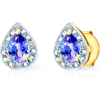 Image 1 of SAVICKI обеци: злато. диаманти. танзанит