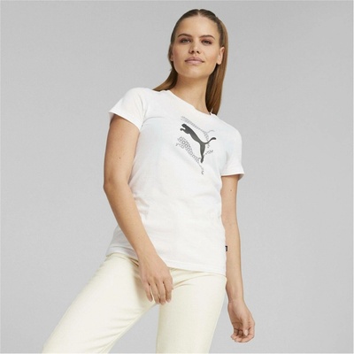 Puma Graphics Laser Cut Tee W 67445302 white