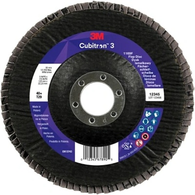Cubitron 3M Lamelový kotúč 125 x 22 1169F 40+ T29