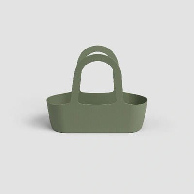 Artevasi Květináč TAŠKA PARIS 43cm plast zelená ash green