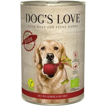 Dog's Love B.A.R.F. 100 % BIO Vegan reds 400 g