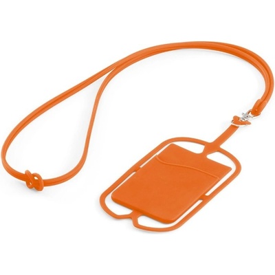 Šňůrka na krk NICOLAUS Pouzdro na karty na chytrý telefon Oranžová – Zbozi.Blesk.cz
