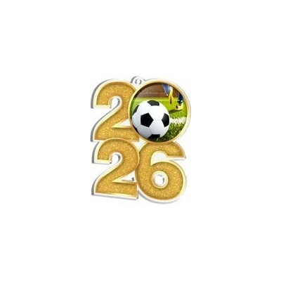 Poháry Bauer Akrylátová medaile MDA2026M05 Fotbal