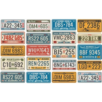 DIMEX ART s. r. o Флизелинов фототапет ретро регистрационен номер 375 x 250 см