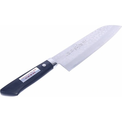 MIKI HAMONO SEISAKUSHO Japonský kuchársky nôž Santoku s damaškovým vzorom VG10 17 cm UF065
