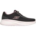 Skechers Дамски маратонки Skechers Womens Go Walk Arch Fit N-Joy Low-Top Trainers - Black/Mauve