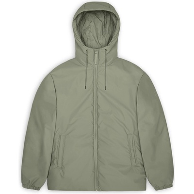 Rains Men's Lohja Insulated Waterproof Hooded Rain Anorak - Drift 108